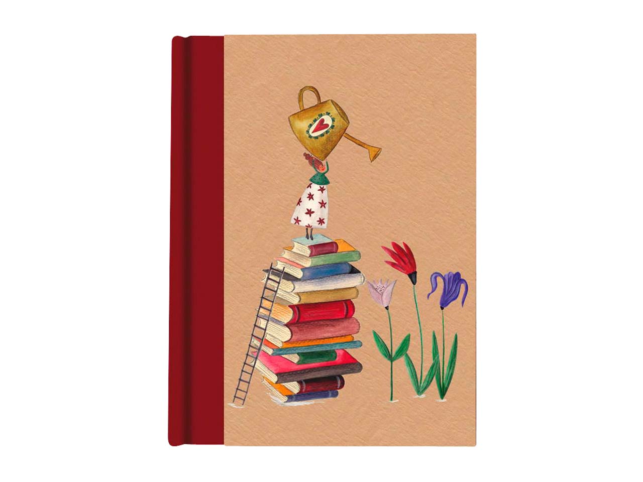 Notizbuch "Madame Fleur" DIN A5 blanko, 96 Blatt