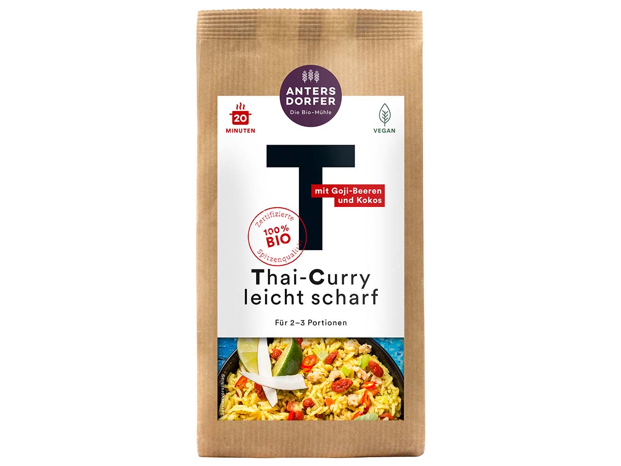 Antersdorfer Bio-Thai-Curry, leicht scharf, 150 g