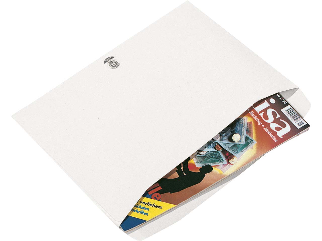 250 C4 Kuvertier-Taschen grau o.F. 100g