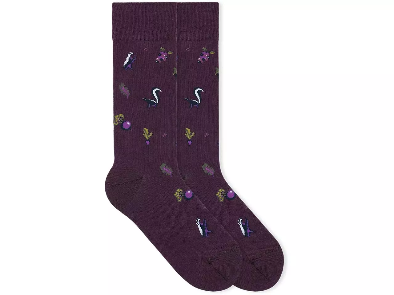 VON JUNGFELD Bio-Socken "Yard", pulm purple, Gr. 39/42