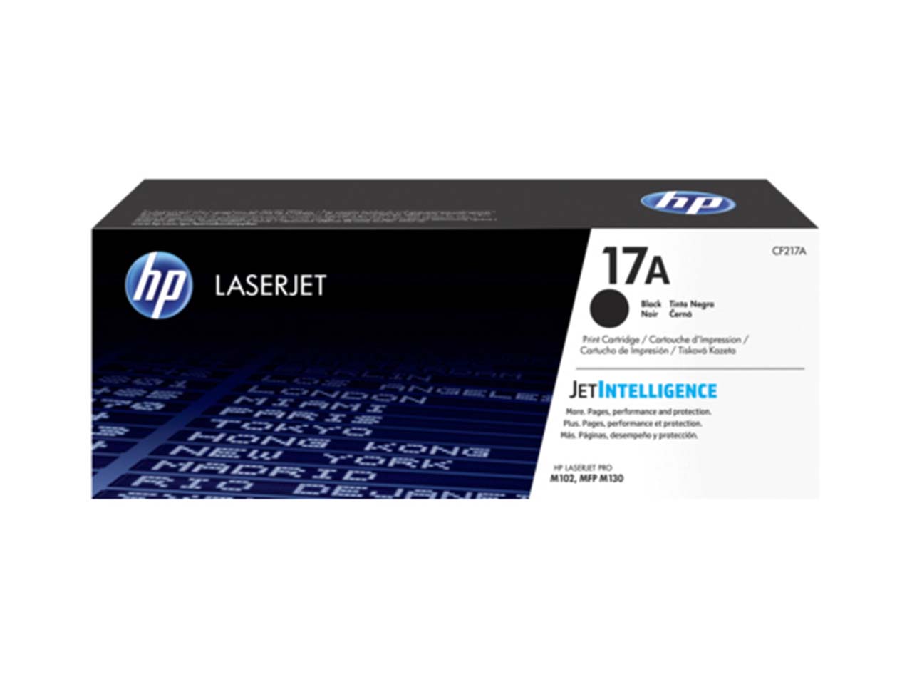 hp Druckkassette CF217A, Nr. 17A schwarz