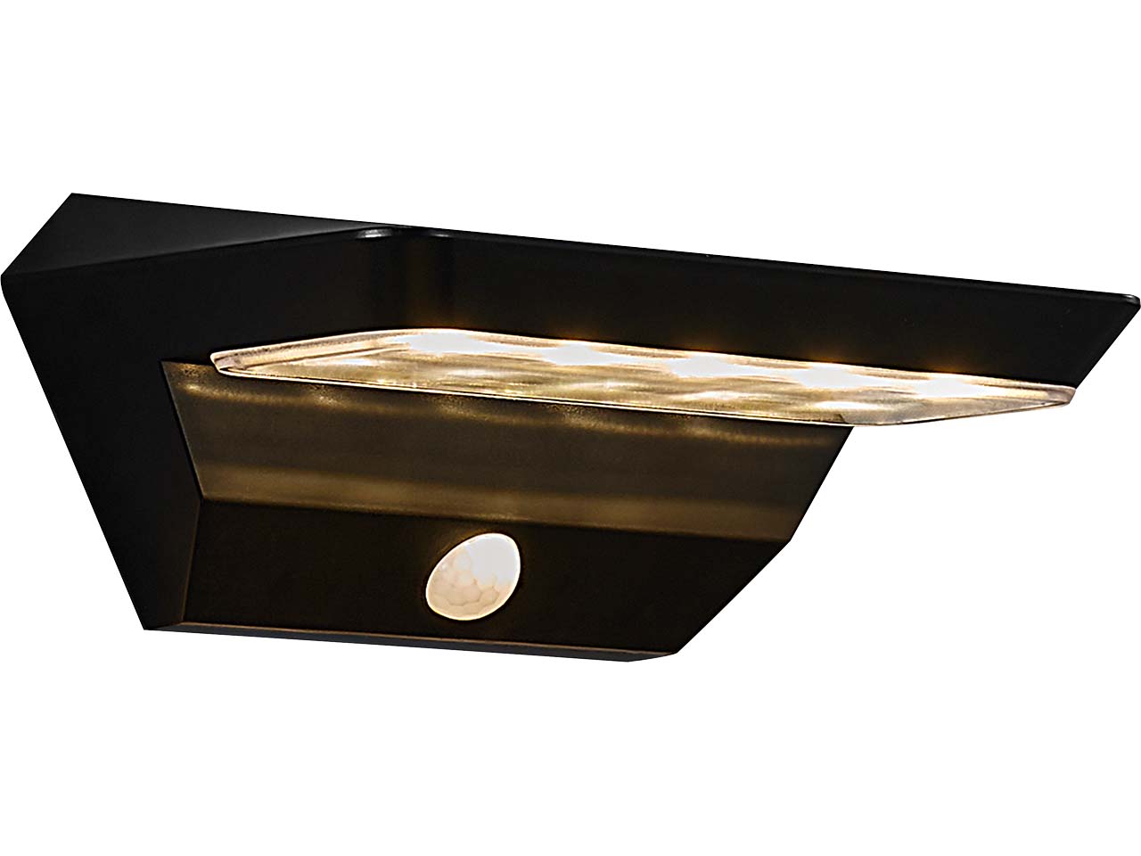 Nordlux Wandleuchte "Agena Solar" schwarz