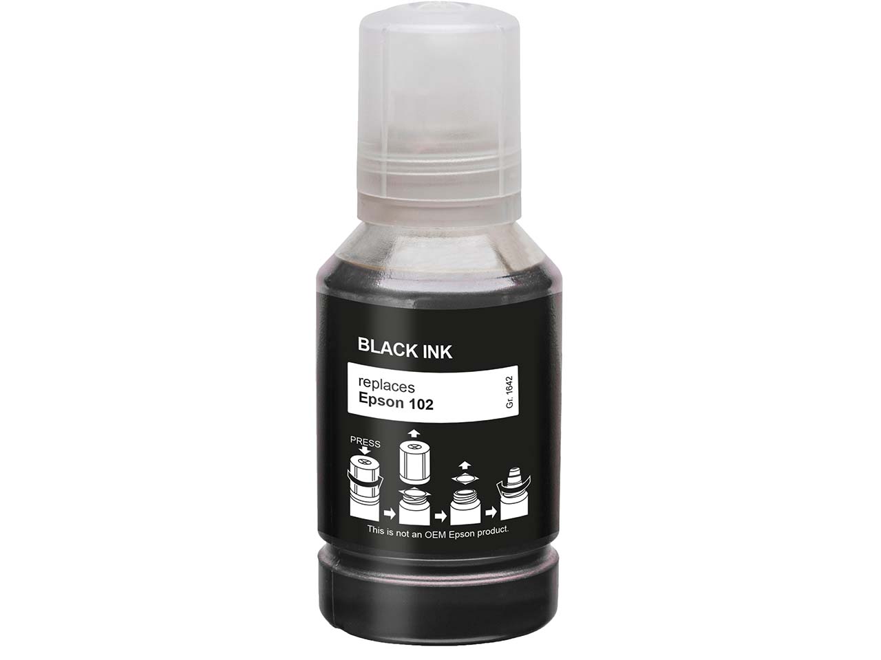 memo Tinte ersetzt Epson 102 schwarz