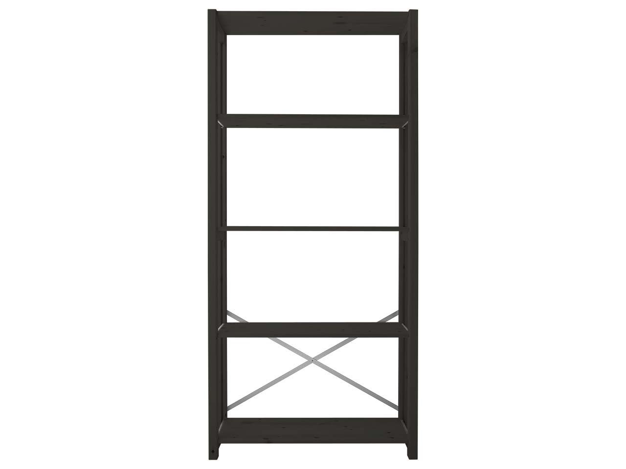 ABC Regal "Classic" B 83 x T 38,5 x H 179 cm, schwarz