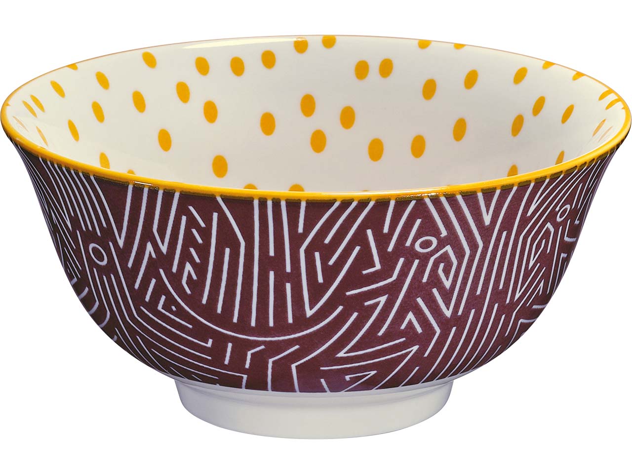 cilio Schüssel "Linien" aus Porzellan, ø 18 cm