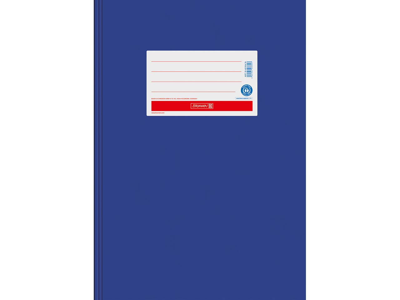 BRUNNEN Heftumschlag "Premium" aus Papier extrastark, DIN A4, enzian