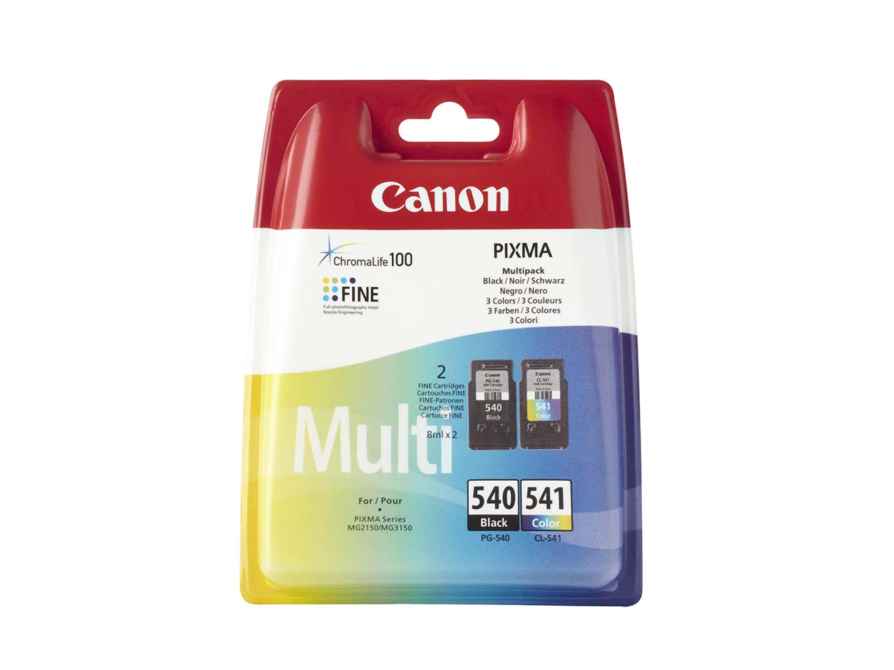 Canon 2er Set Druckköpfe PG-540, CL-541 schwarz, color