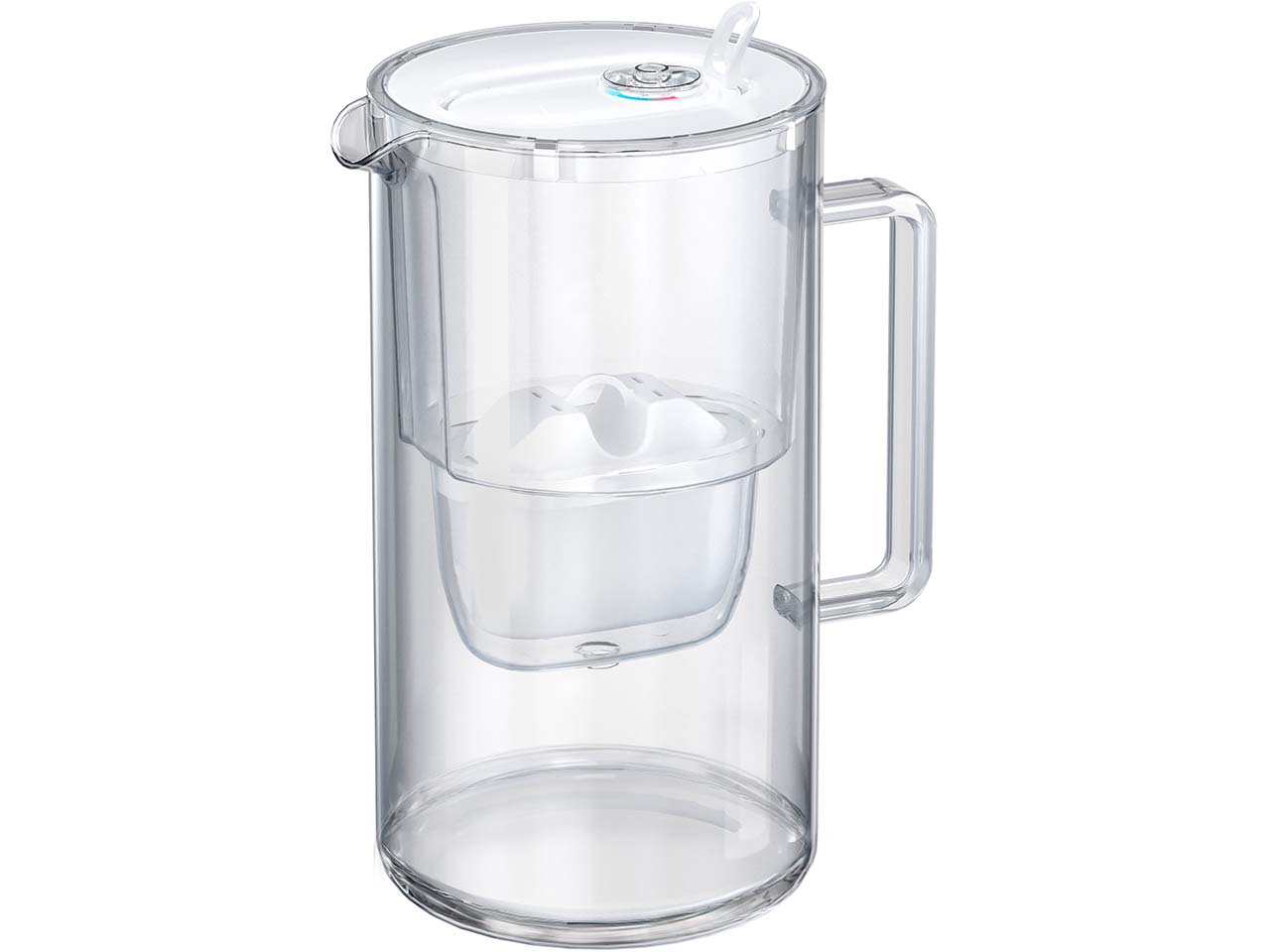 AQUAPHOR Glas-Wasserfilterkanne inkl. 1 Filterkartusche