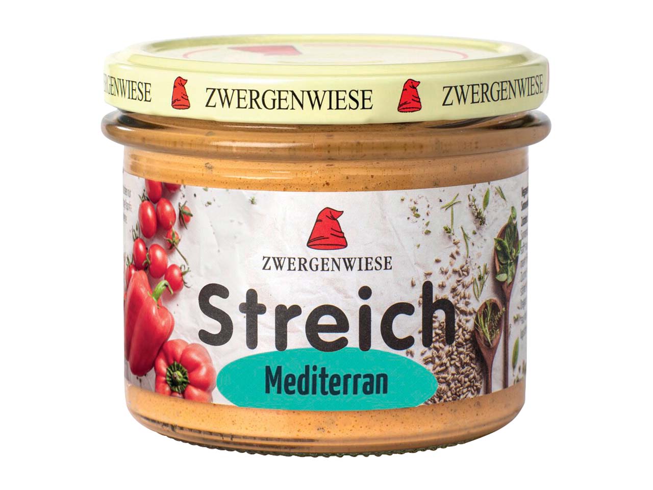 Zwergenwiese Bio-Brotaufstrich "Mediterran", vegan, 180 g