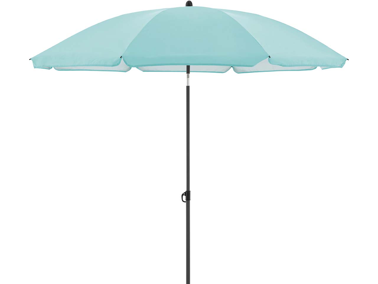 doppler Gartenschirm "COMO" Ø 160 cm, hellblau, B-Ware, Zustand wie neu