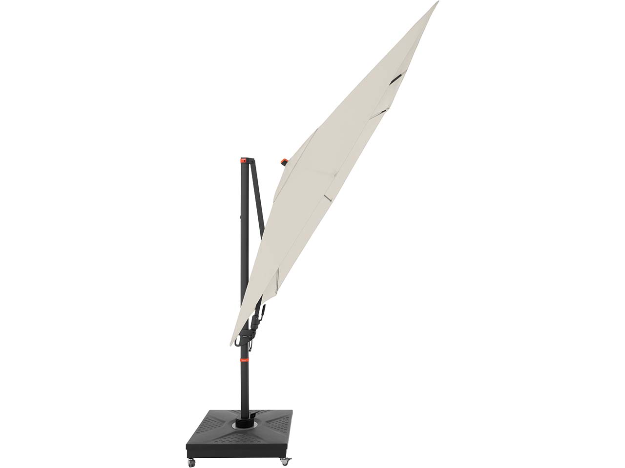 doppler Pendelschirm "myZone AX" 280 x 280 cm, natur