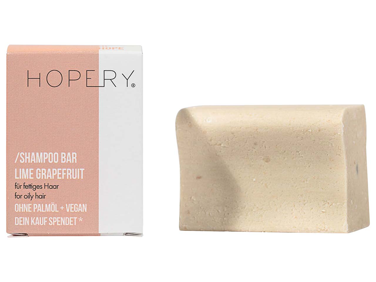 HOPERY Festes Shampoo "Shampoo Bar Lime Grapefruit", 95 g