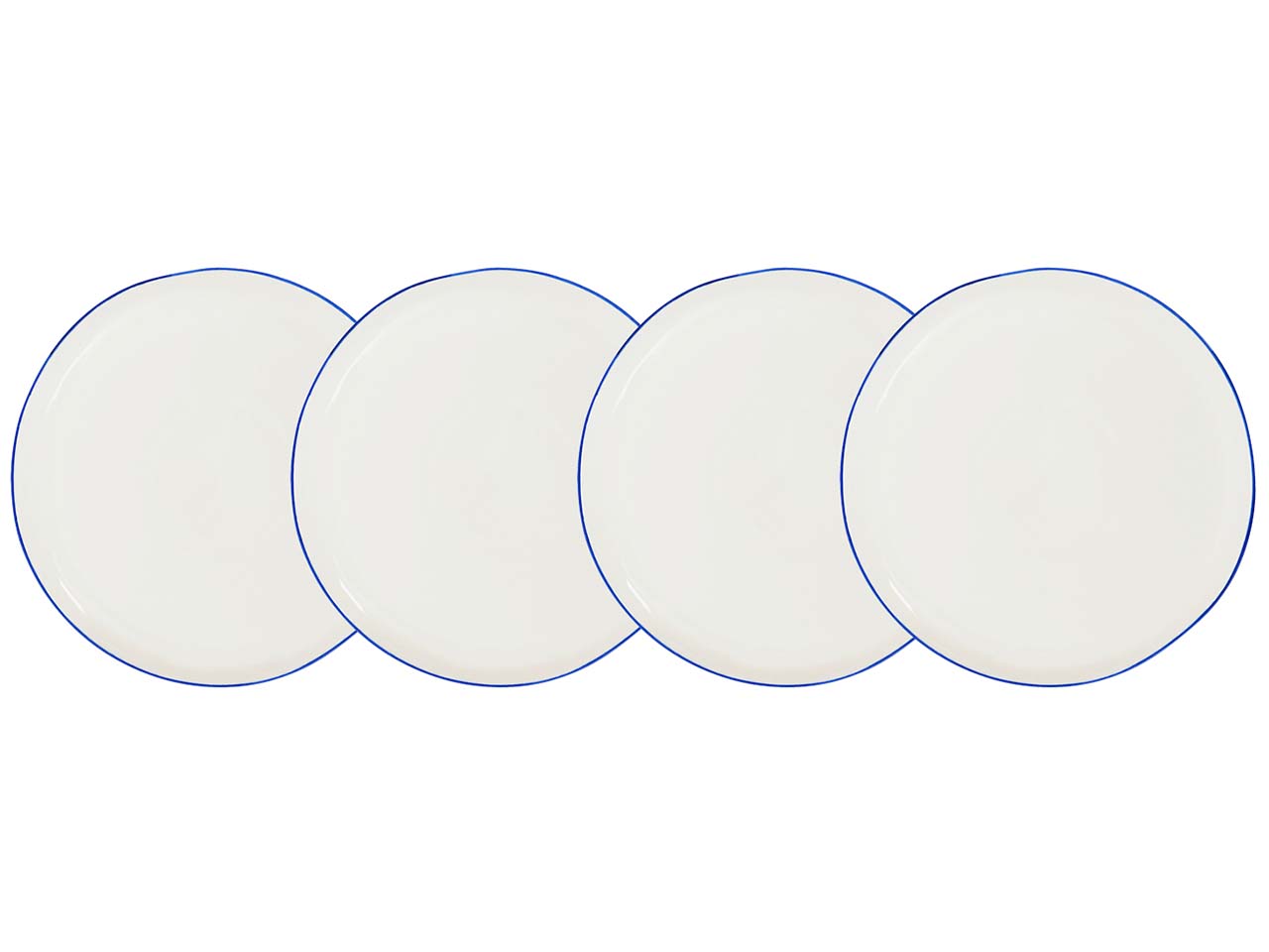 4 tranquillo Essteller "CLASSIC" aus Porzellan, 27 cm
