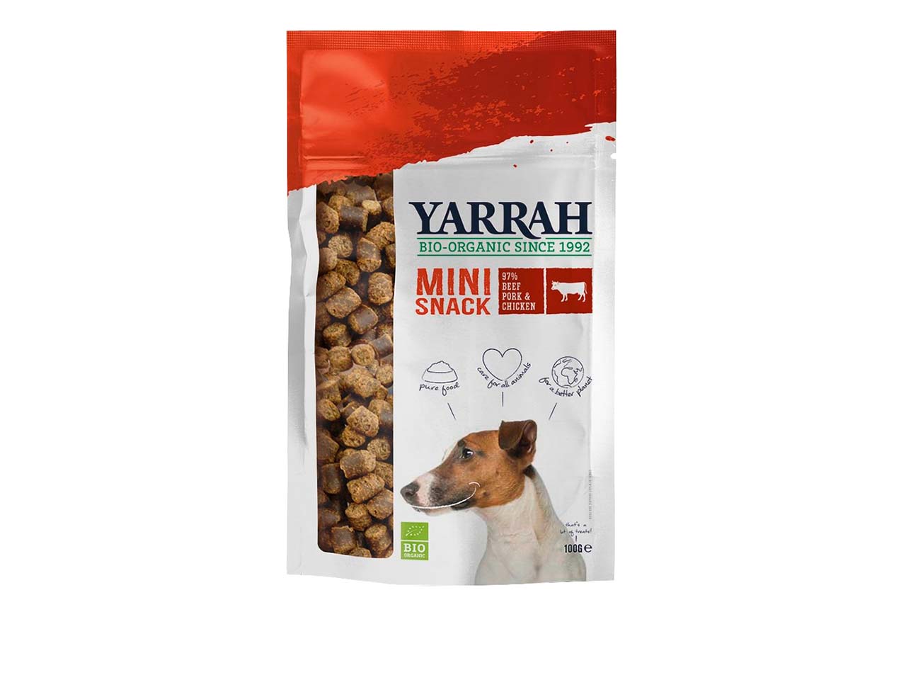 YARRAH Bio-Hunde-Mini-Leckerlies, 100 g