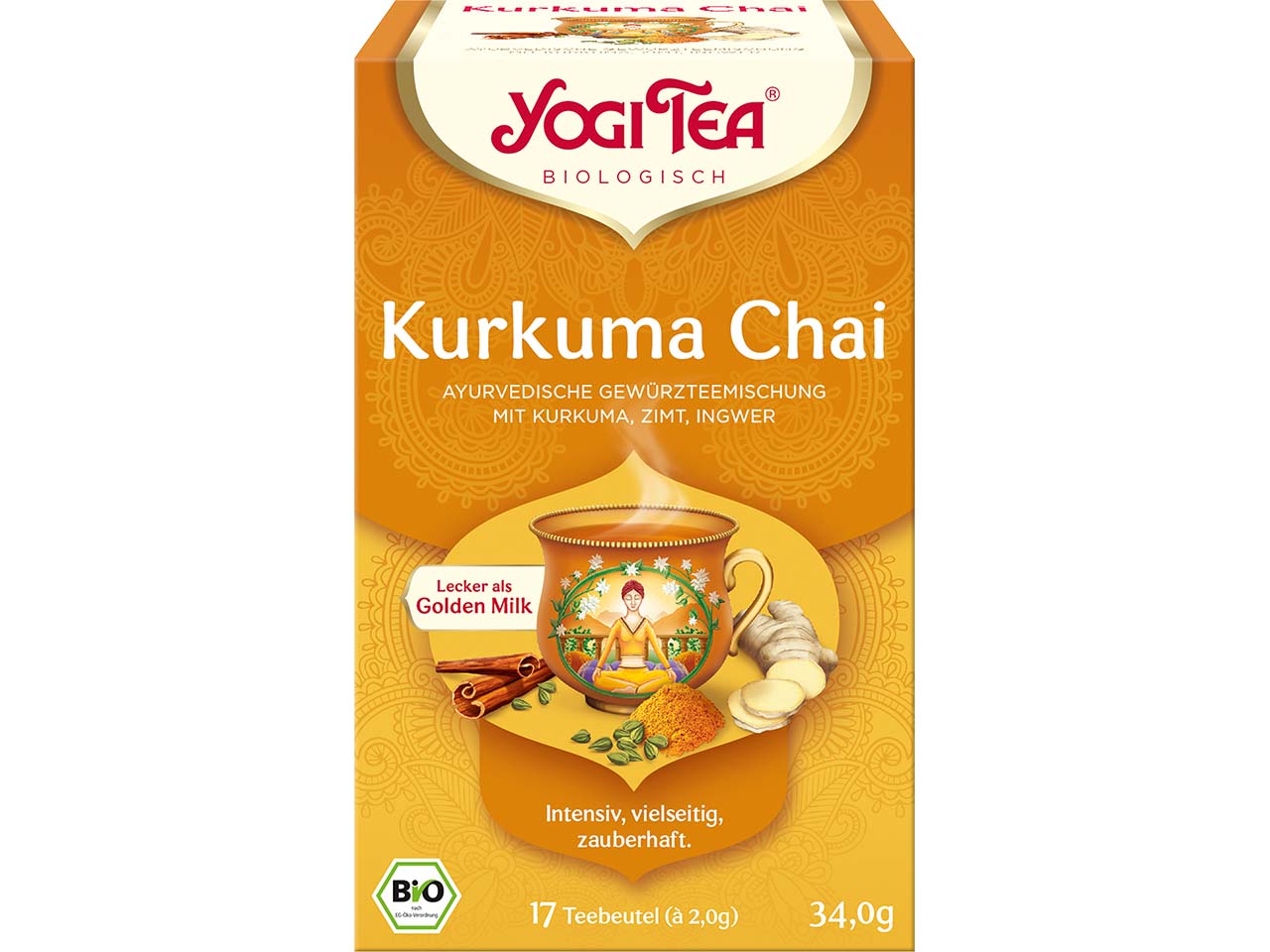YOGI TEA Bio-Gewürztee "Kurkuma Chai", 34 g