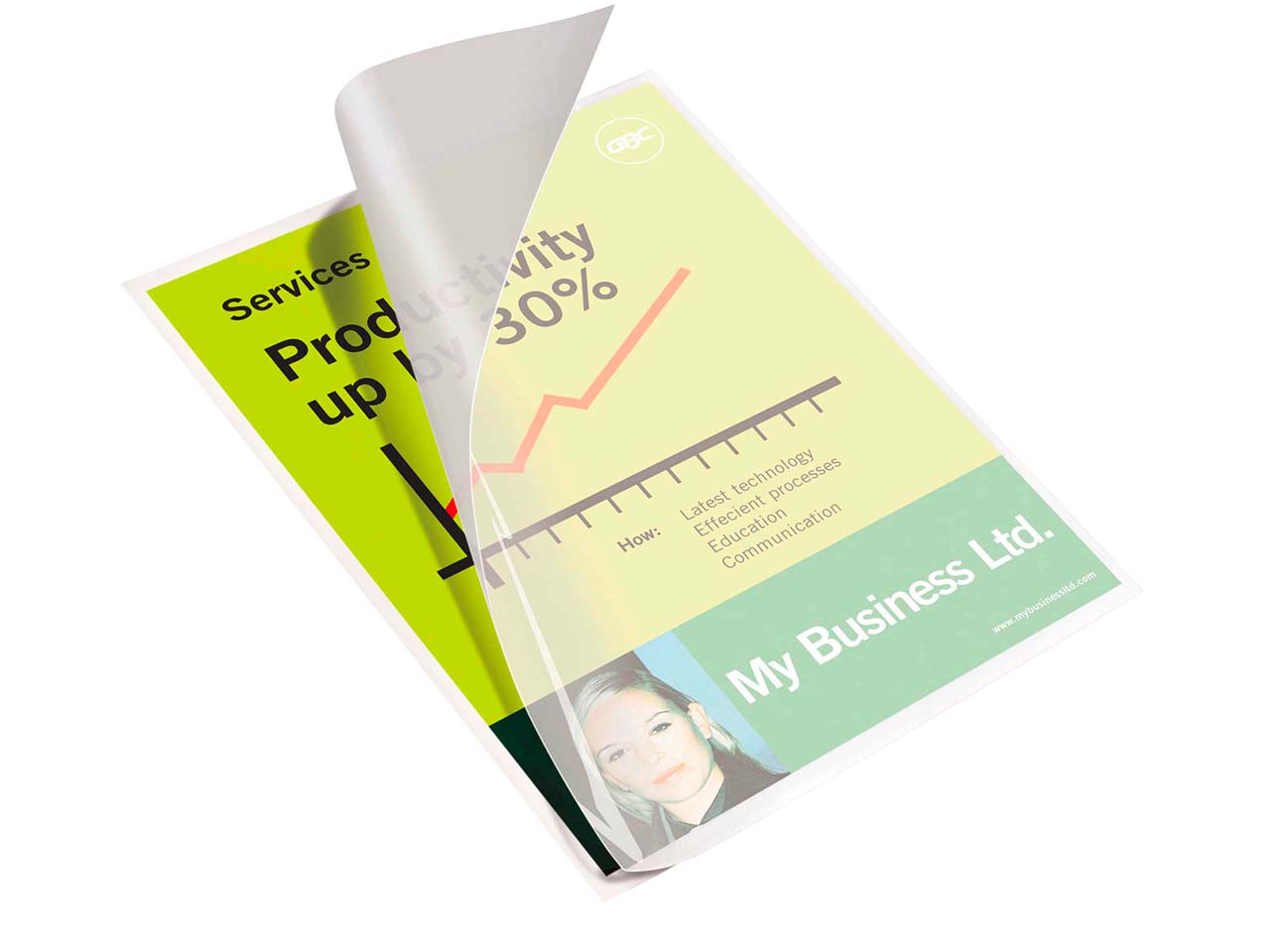 100 GBC Highspeed-Folientaschen A4, 100µ