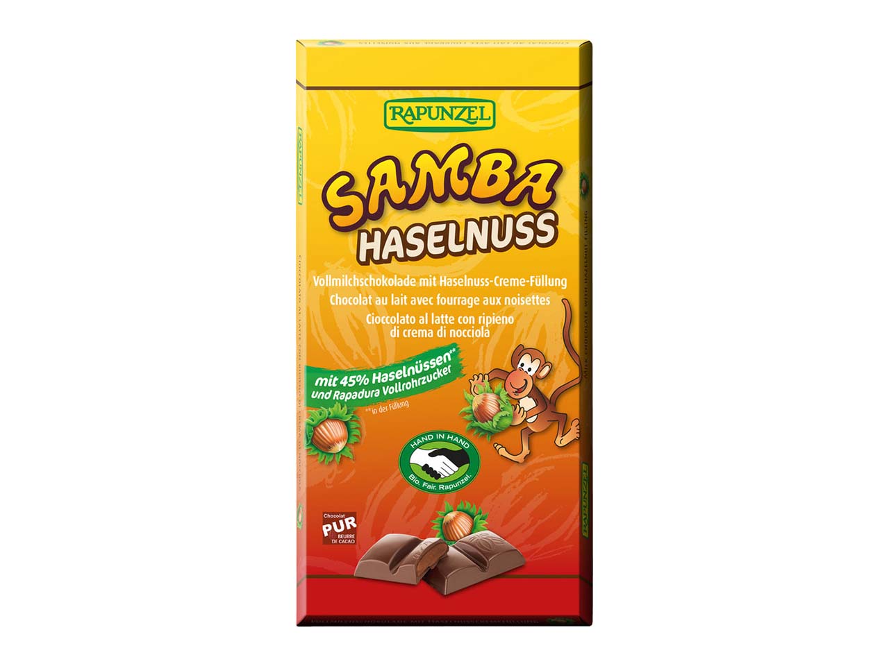 RAPUNZEL Bio-Schokolade "Samba", 90 g