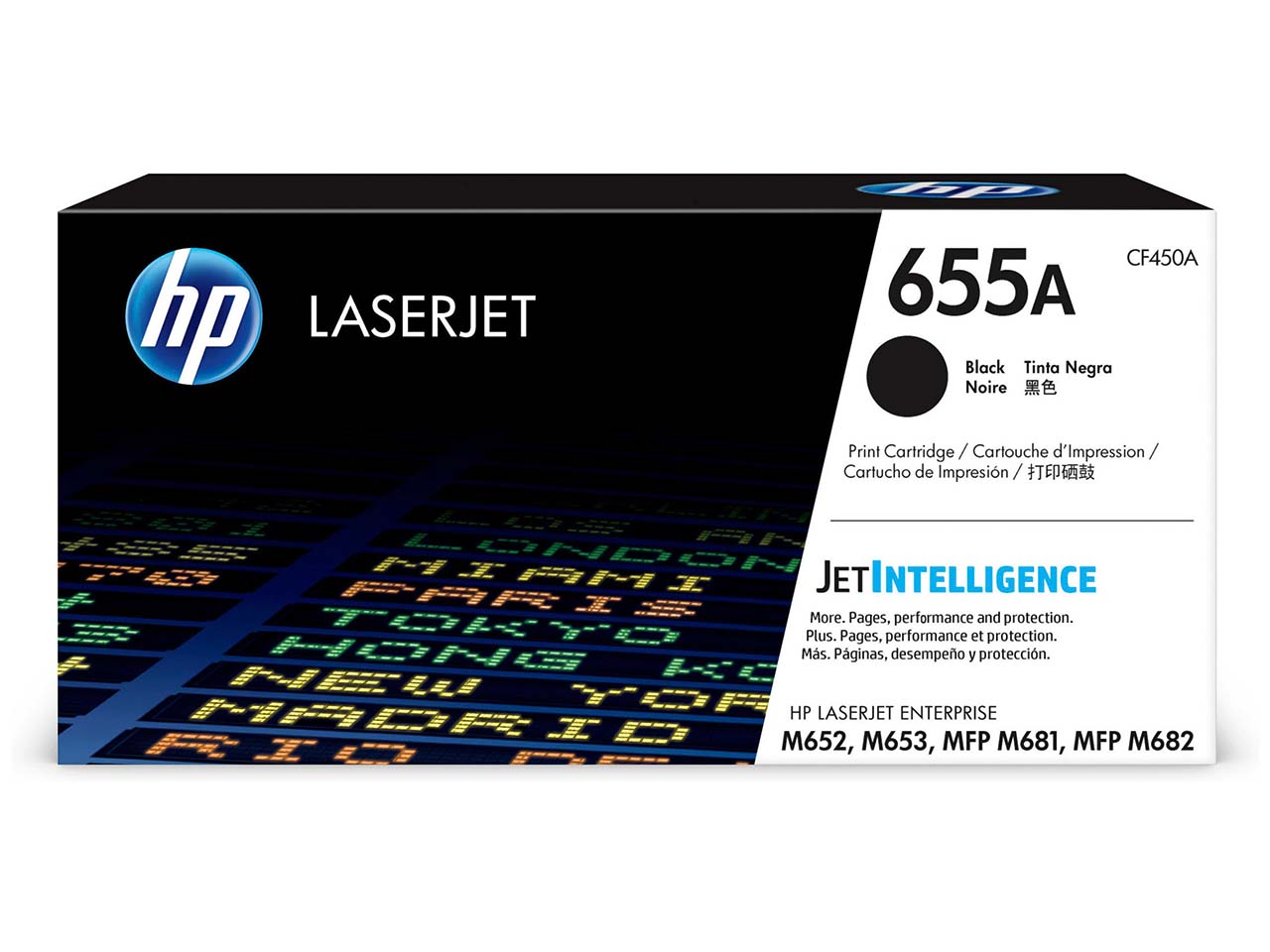 hp Druckkassette CF450A, Nr. 655A schwarz