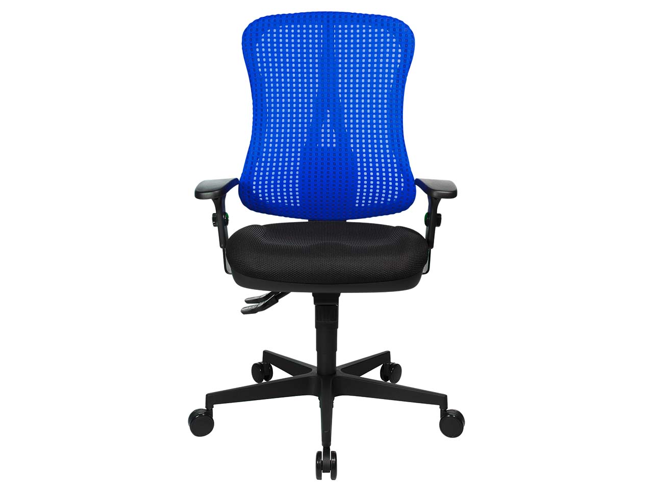 Topstar Bürodrehstuhl "Head Point SY" mit Armlehnen blau