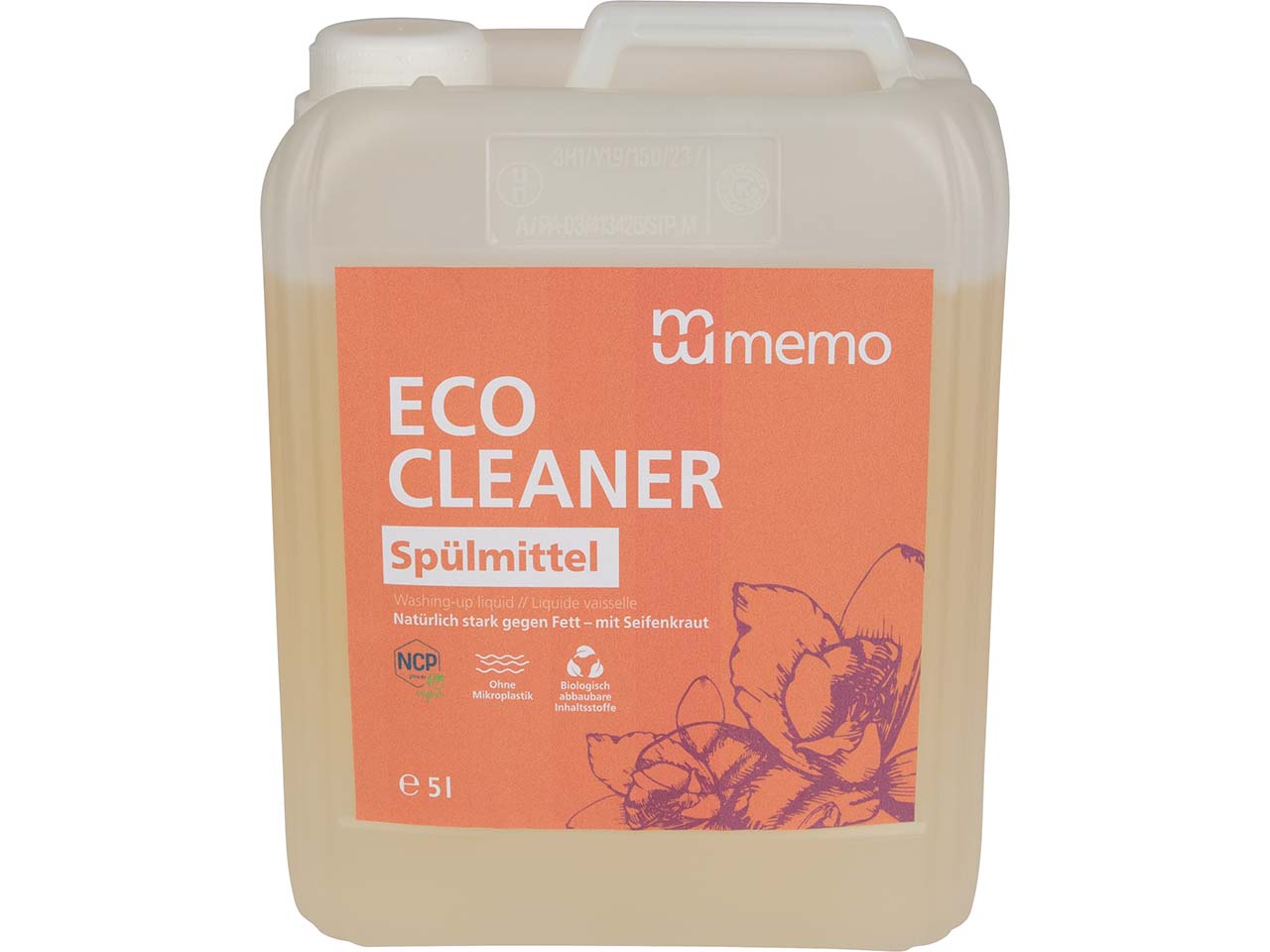 memo Spülmittel 'ECO CLEANER', 5 l