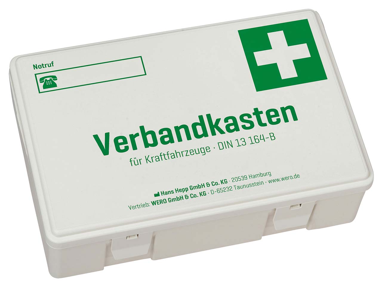 WERO Verbandkasten "Erste Hilfe Kraftfahrzeuge" nach DIN 13164-B