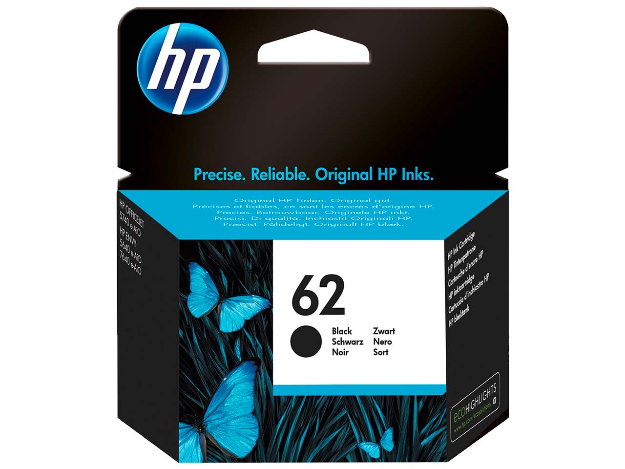 hp Tintenpatrone C2P04AE, Nr. 62 schwarz