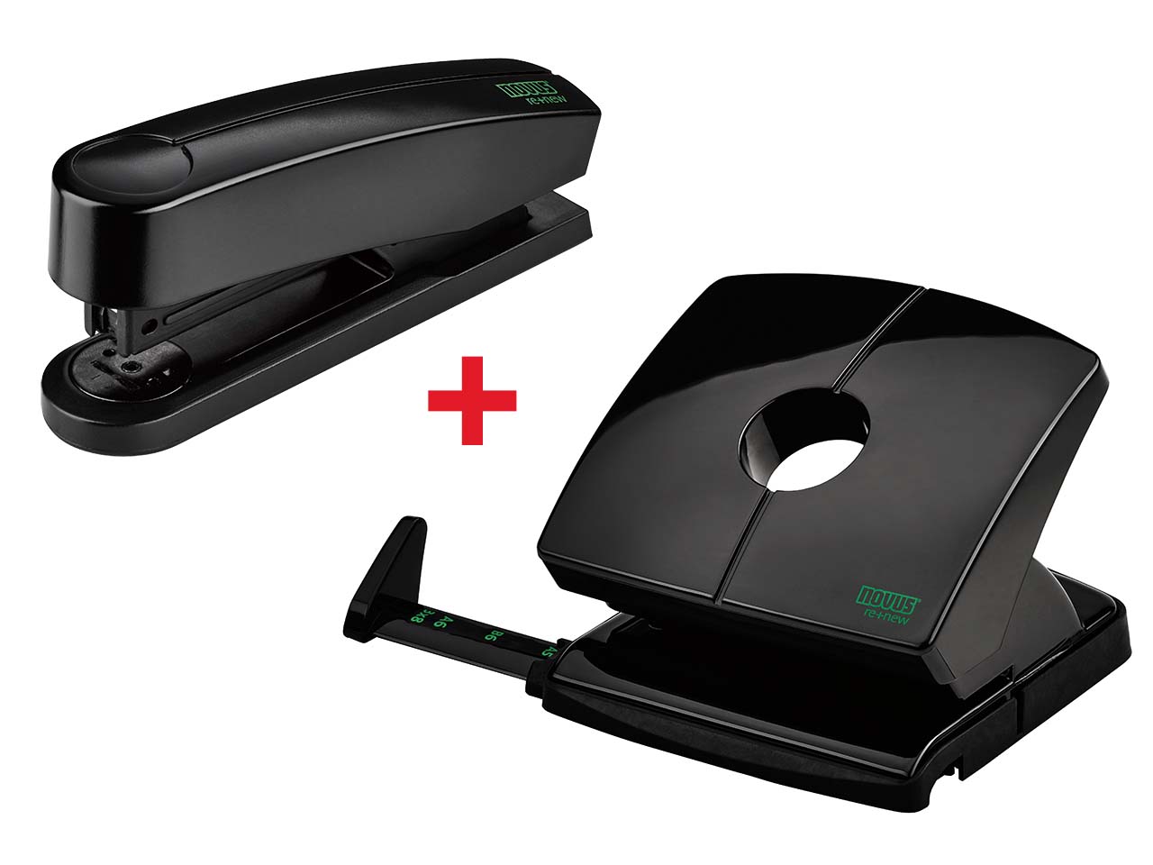 Novus Heftgerät "B2 re+new" + Novus Locher "B220 re+new"