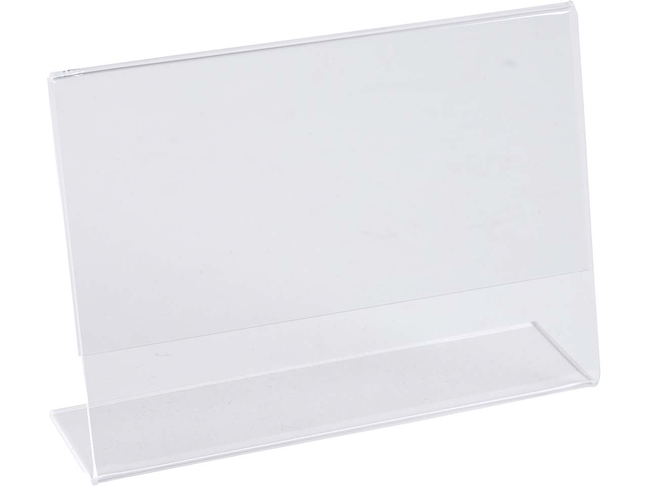 10er-Pack Exacompta Tischaufsteller "Exacryl" aus PMMA, DIN A7, Querformat