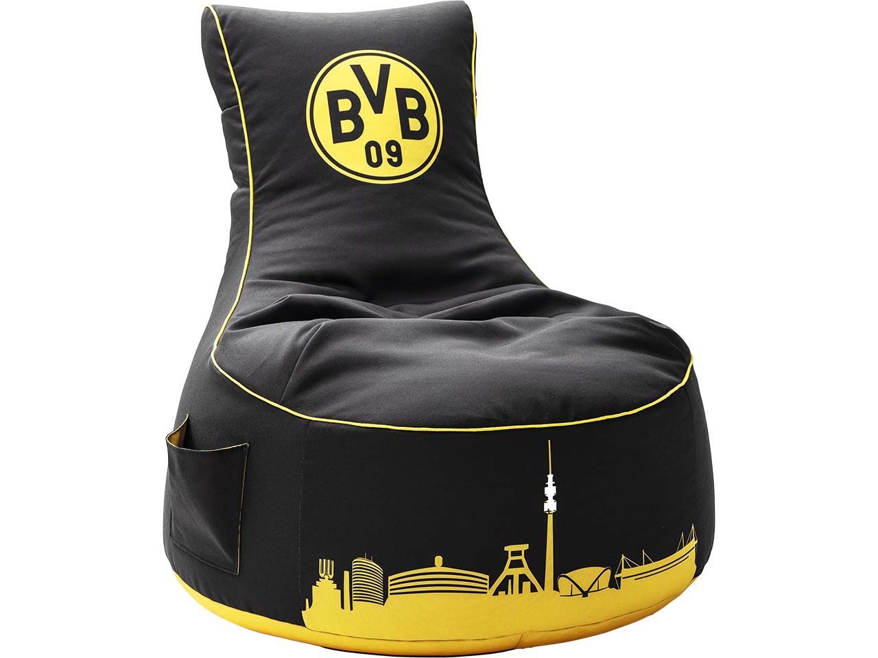 Sitzsack "Swing" BVB, 95 x 65 x 90 cm