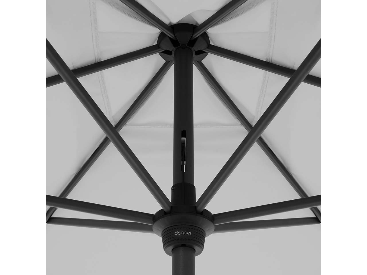 doppler Sonnenschirm "myZone Auto Tilt" 300 x 200 cm, HV, hellgrau