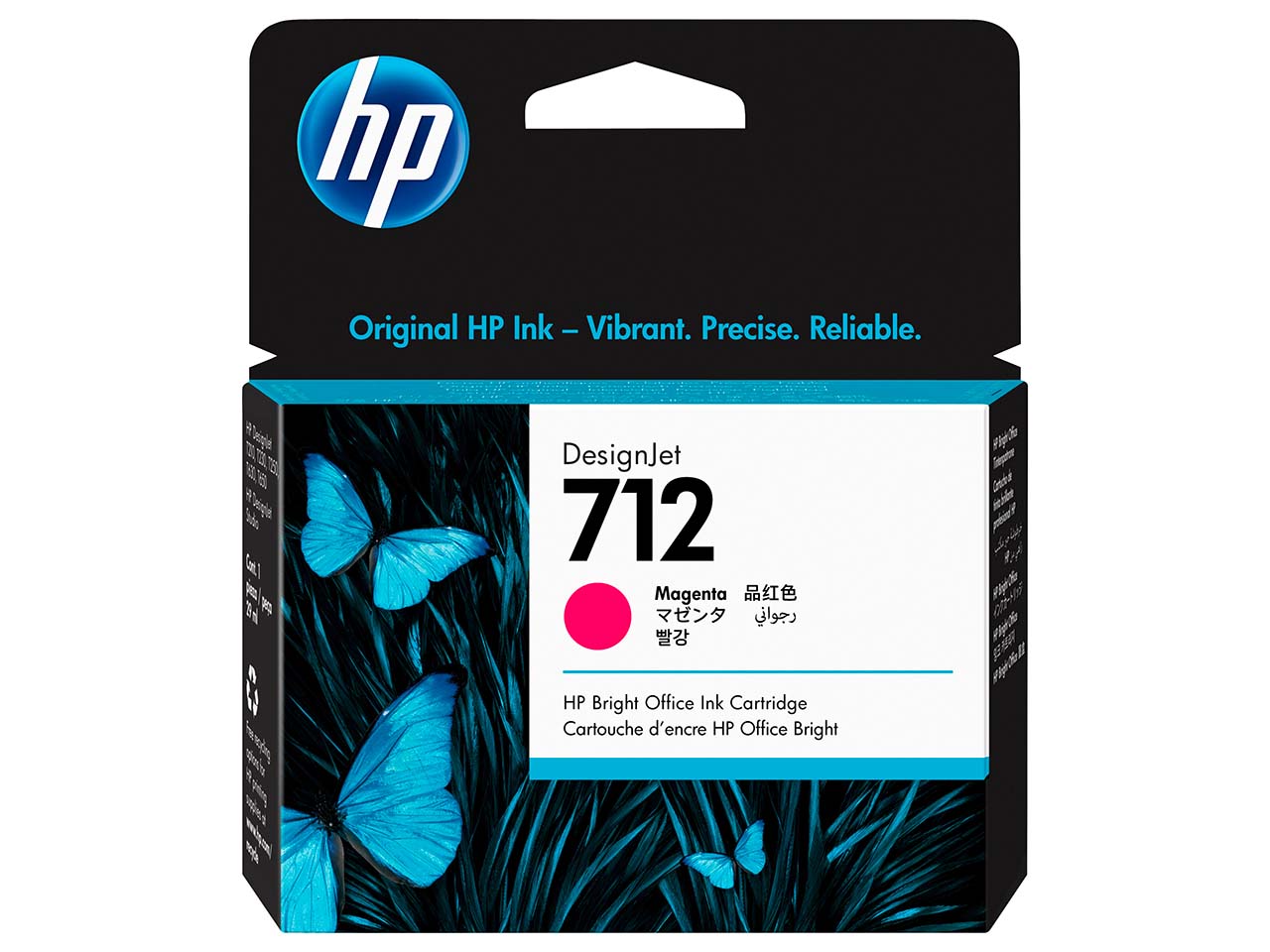 hp Tintenpatrone 3ED68A, Nr. 712A magenta