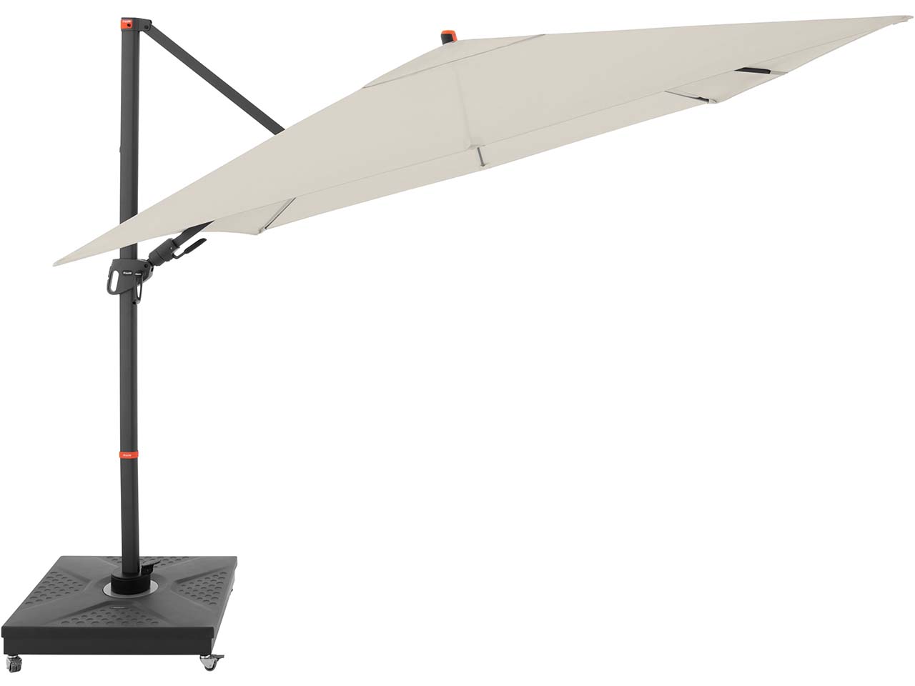 doppler Pendelschirm "myZone AX" 280 x 280 cm, natur