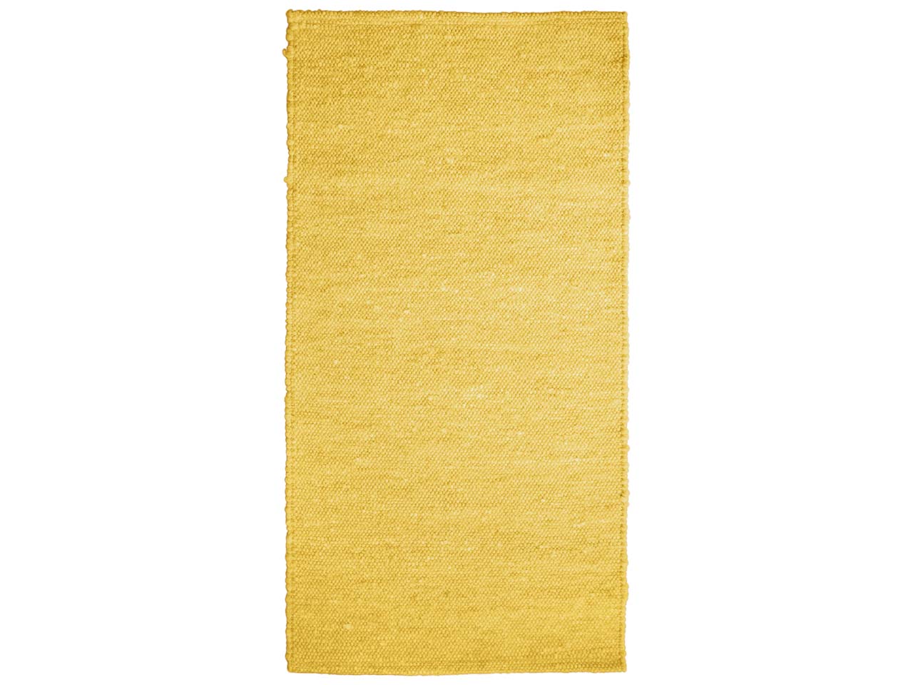 Schurwollteppich "Granada" 70 x 140 cm, citrone