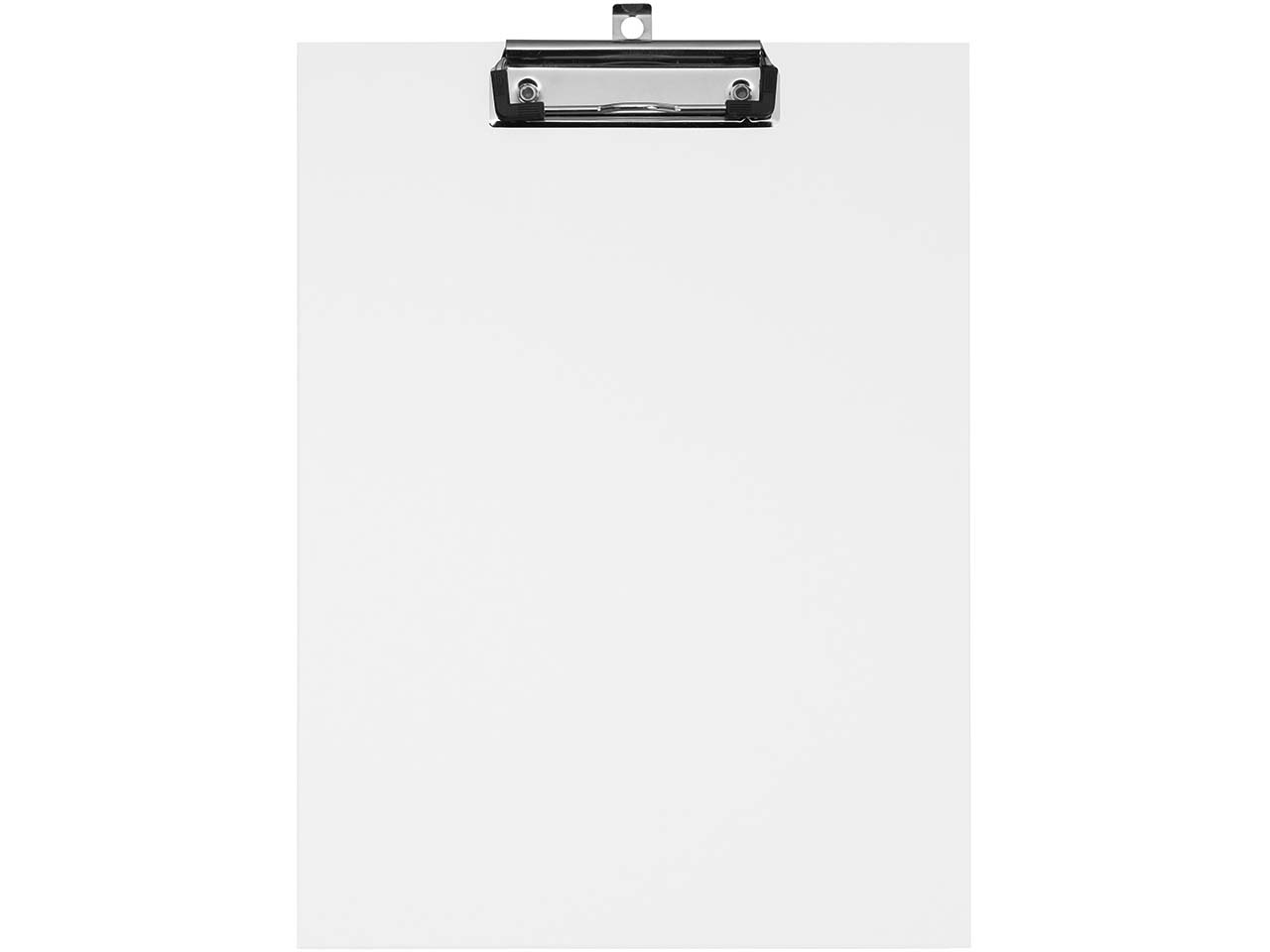 FALKEN Klemmbrett DIN A4, Hartpappe mit Kraftpapierbezug, weiß
