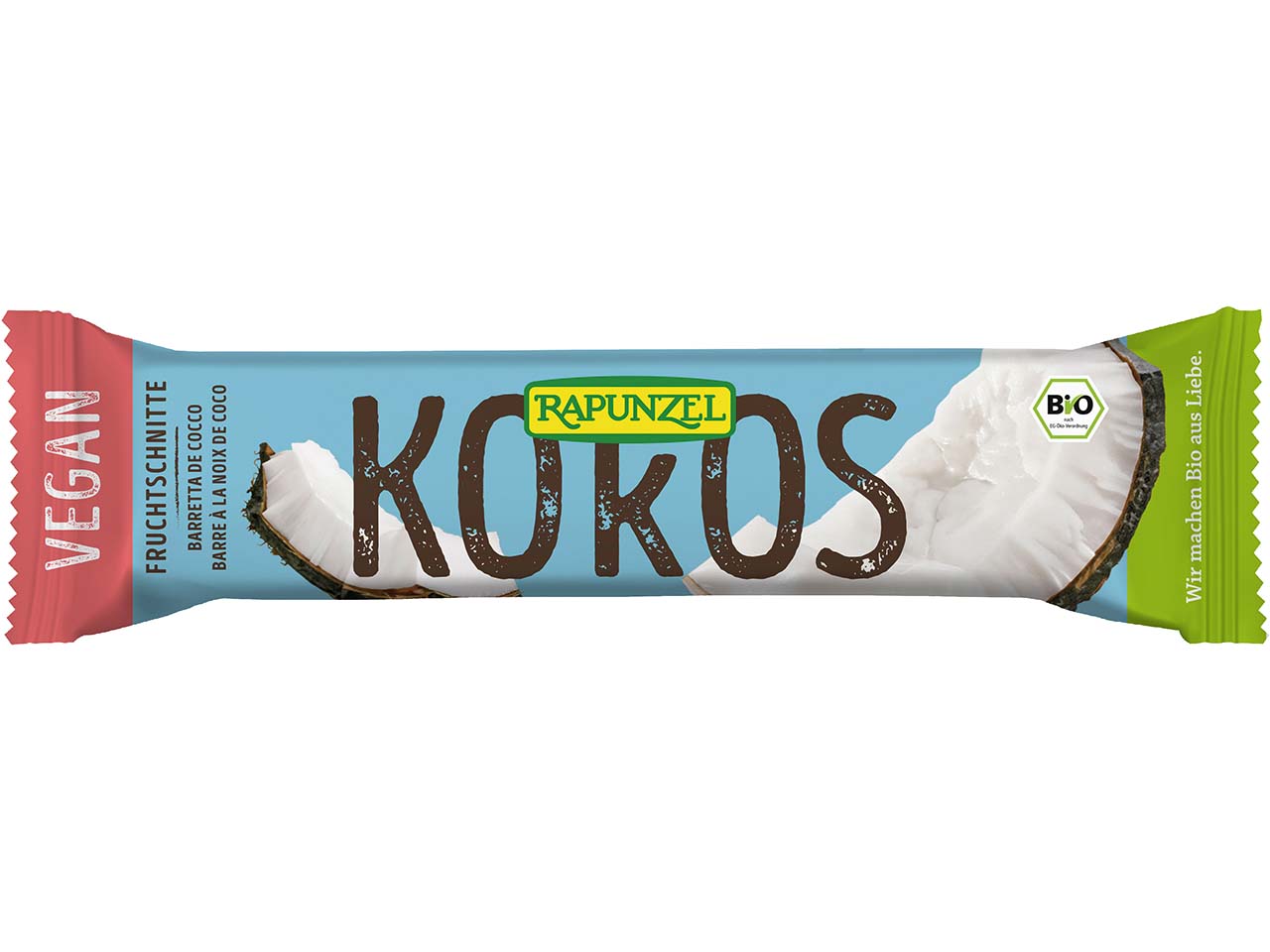 RAPUNZEL Fruchtschnitte Kokos, 40 g