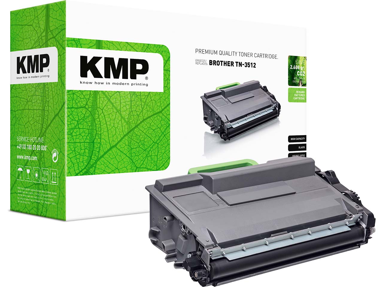 KMP Toner ersetzt Brother TN-3512 schwarz