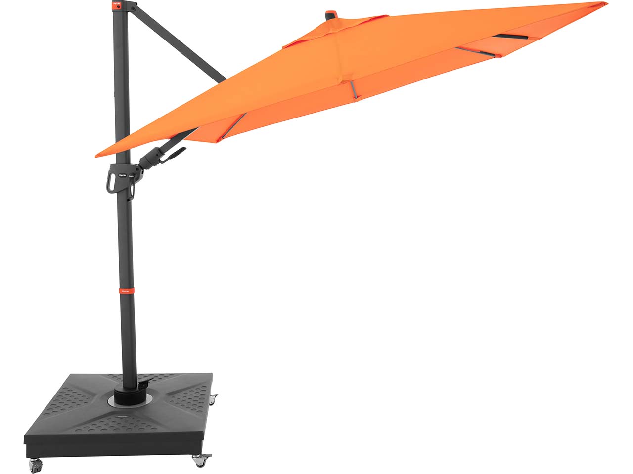 doppler Pendelschirm "myZone AX" 210 x 210 cm, orange