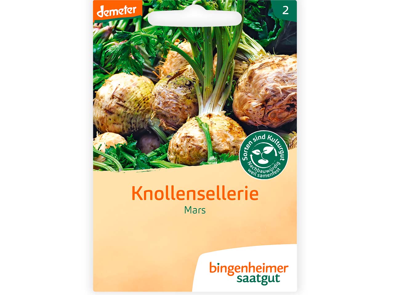 bingenheimer saatgut Bio-Samen Knollensellerie "Mars", 1 Stk.