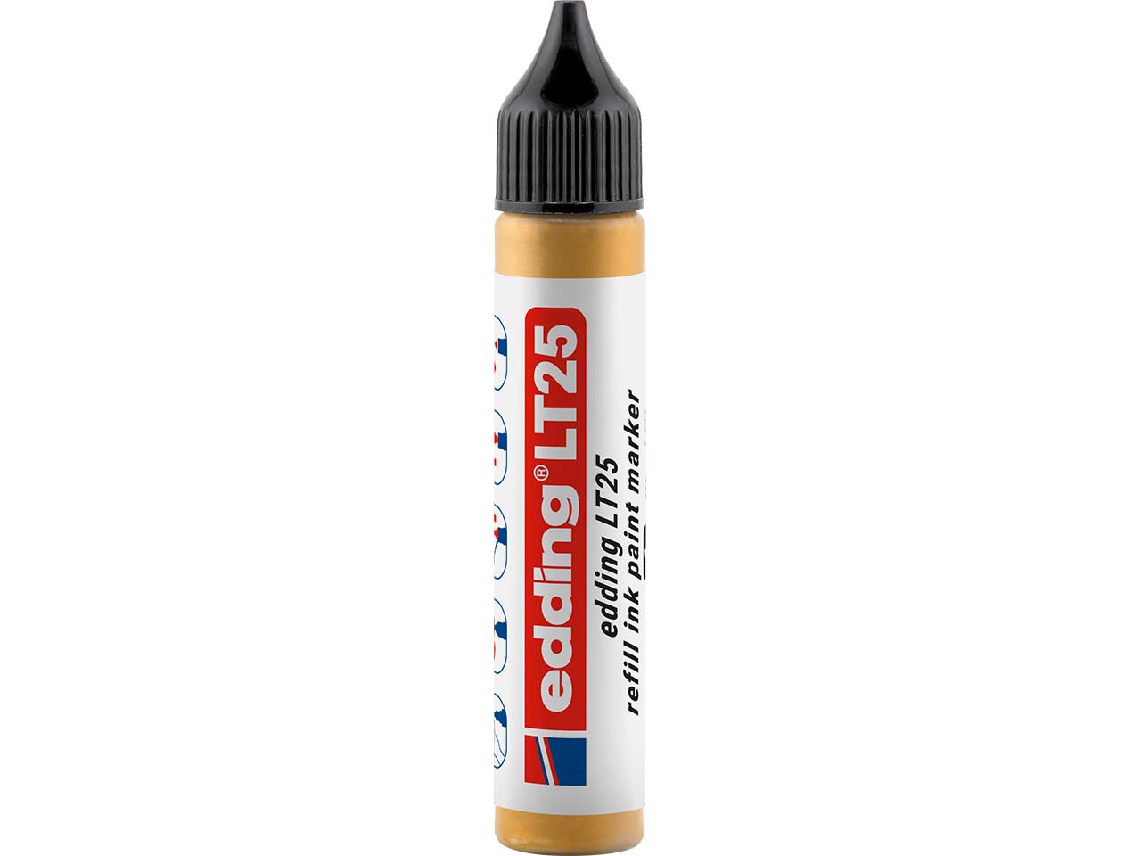 edding Nachfülltinte "LT 25" Lackmarker, 25ml, gold