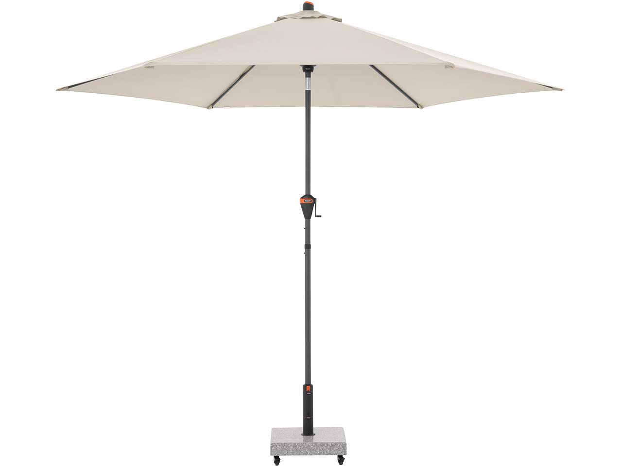 doppler Sonnenschirm "myZone Auto Tilt" Ø 305 cm, HV, natur