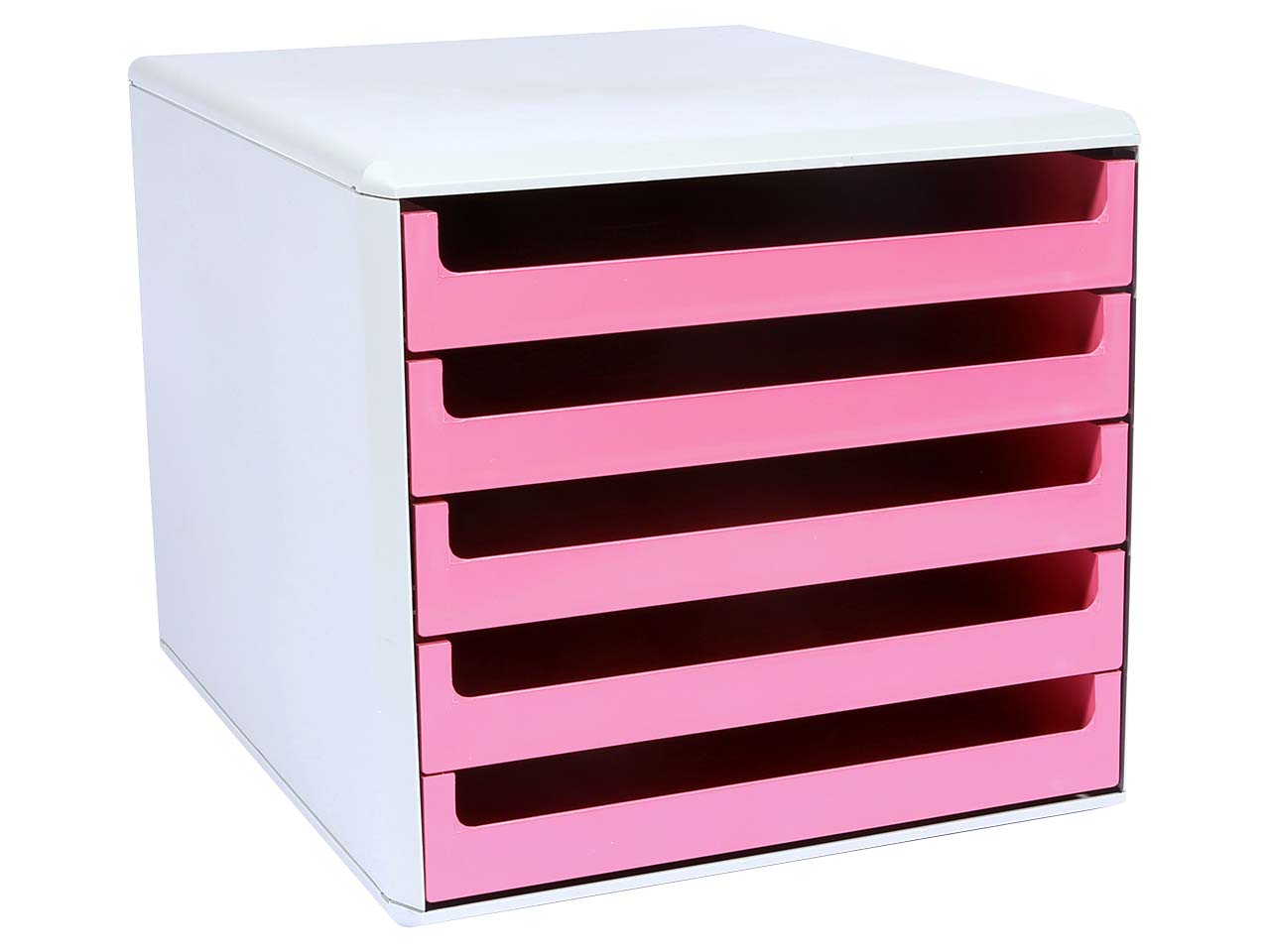 Schubladenbox 'La Natura' mit 5 Schubladen rosa