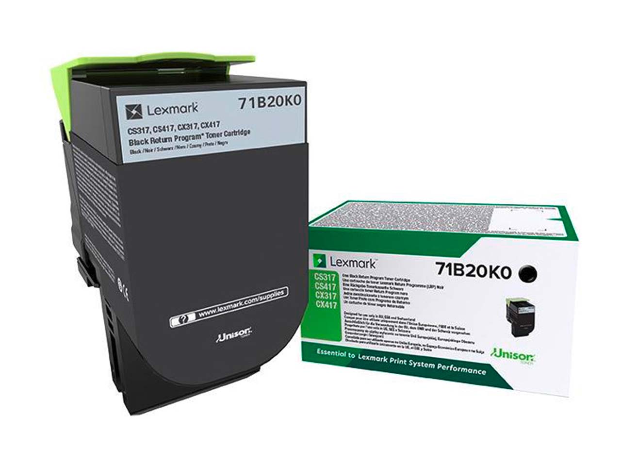 Lexmark Druckkassette 71B20K0 schwarz
