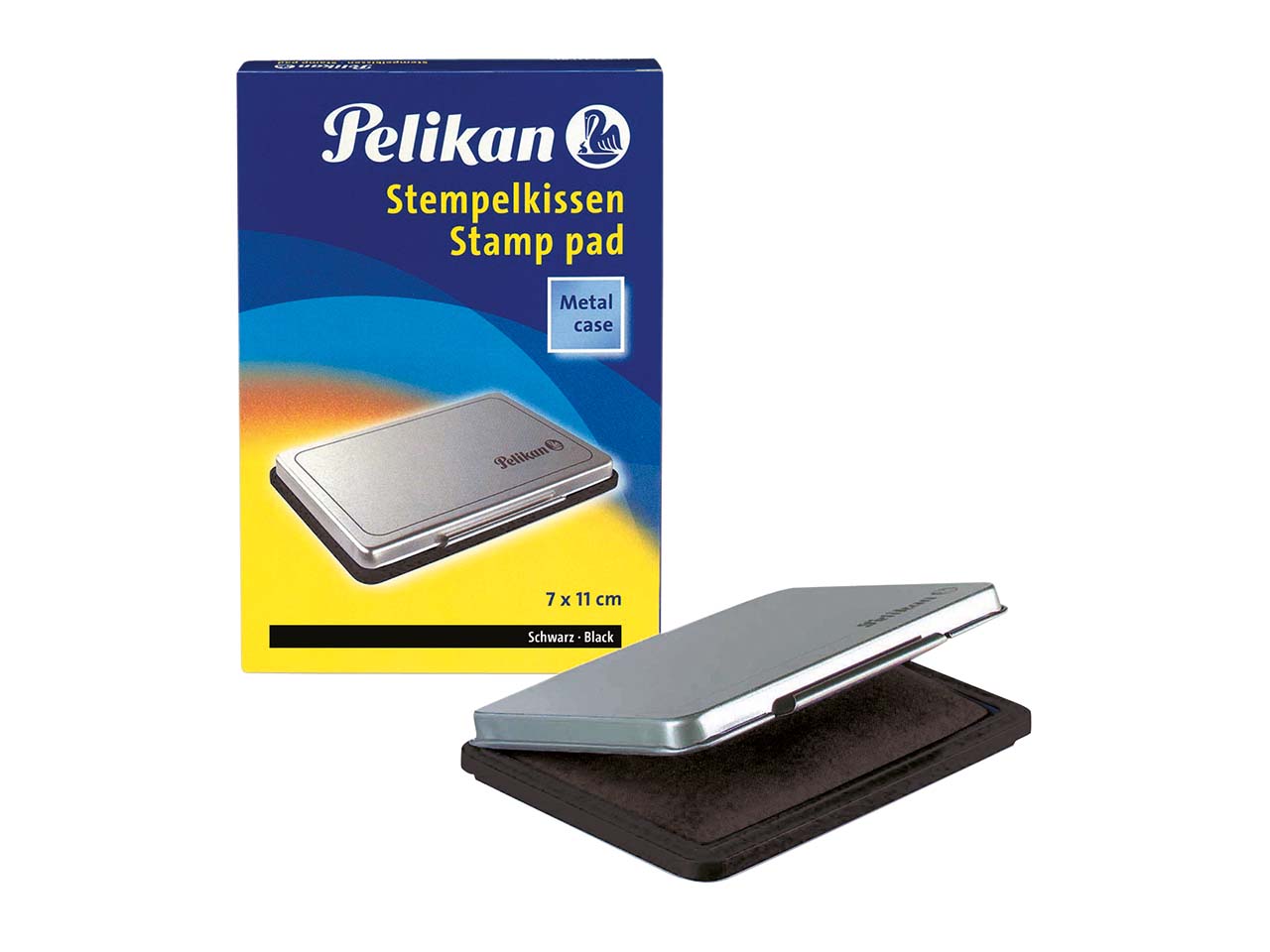 Pelikan Stempelkissen, 7 x 11 cm, Größe 2, schwarz