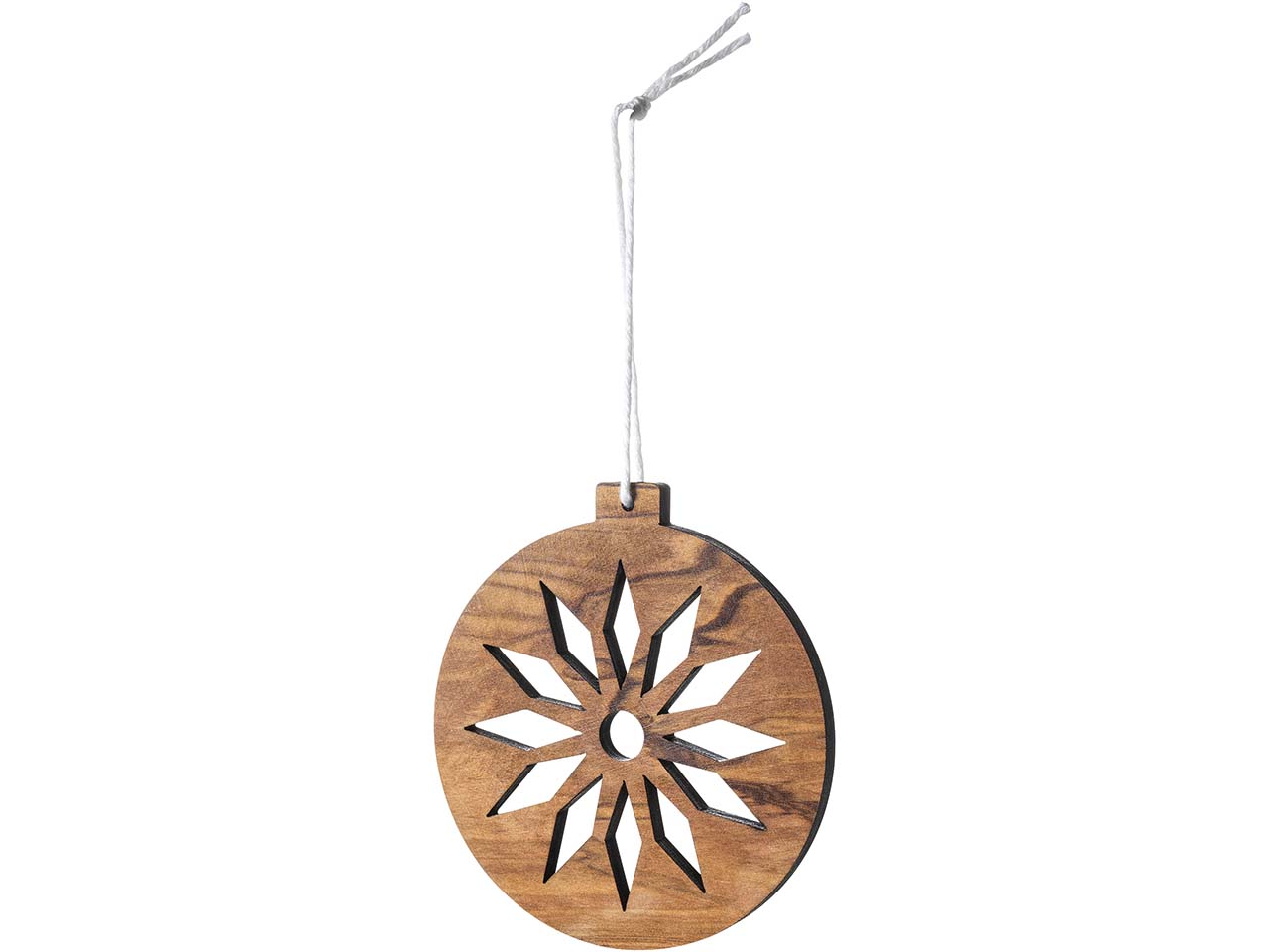 Weltpartner Dekoanhänger "Weihnachtskugel" aus Olivenholz