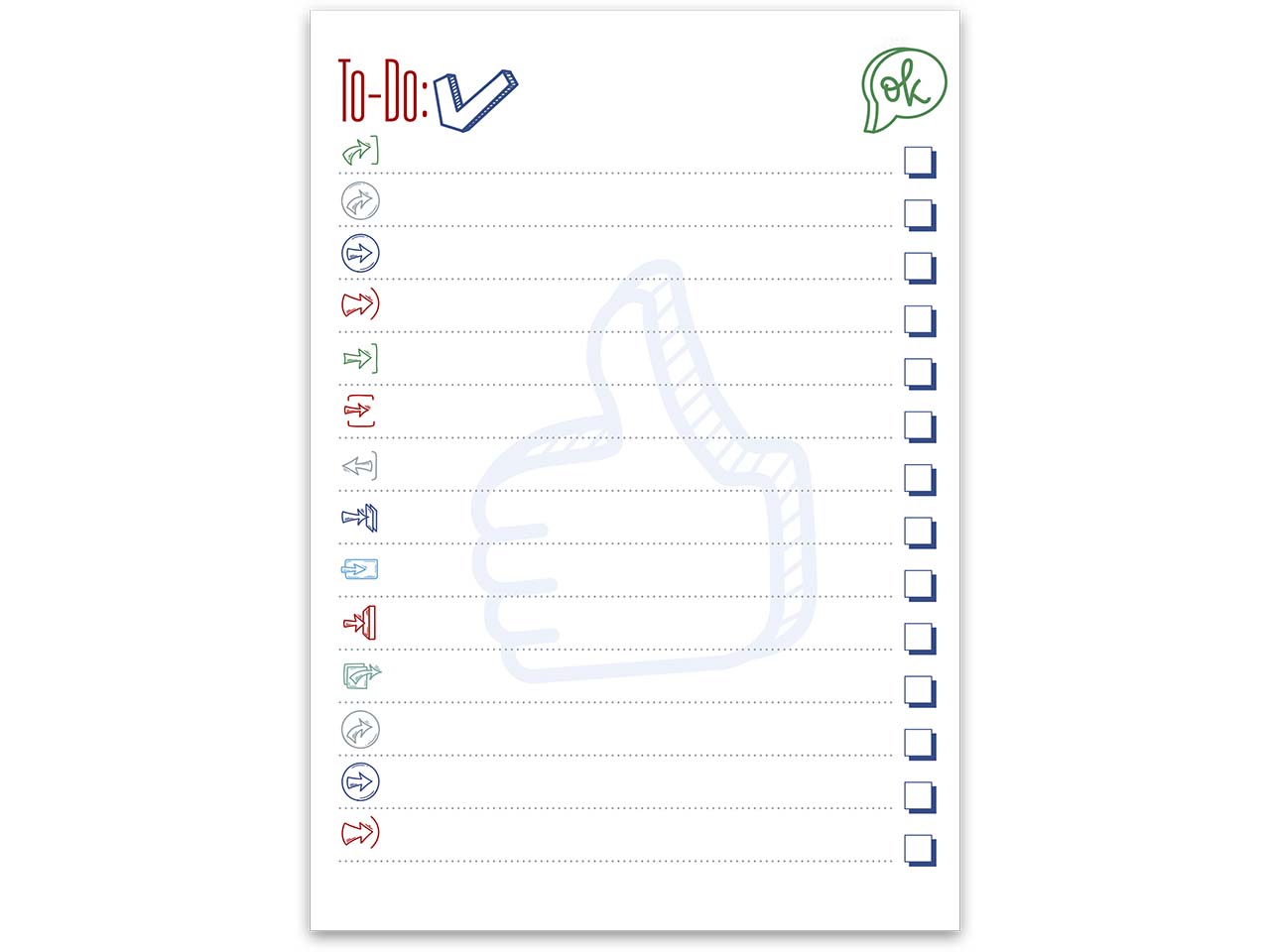 Staufen To-Do-Liste aus Recyclingpapier DIN A5, 52 Blatt, 90 g/m²