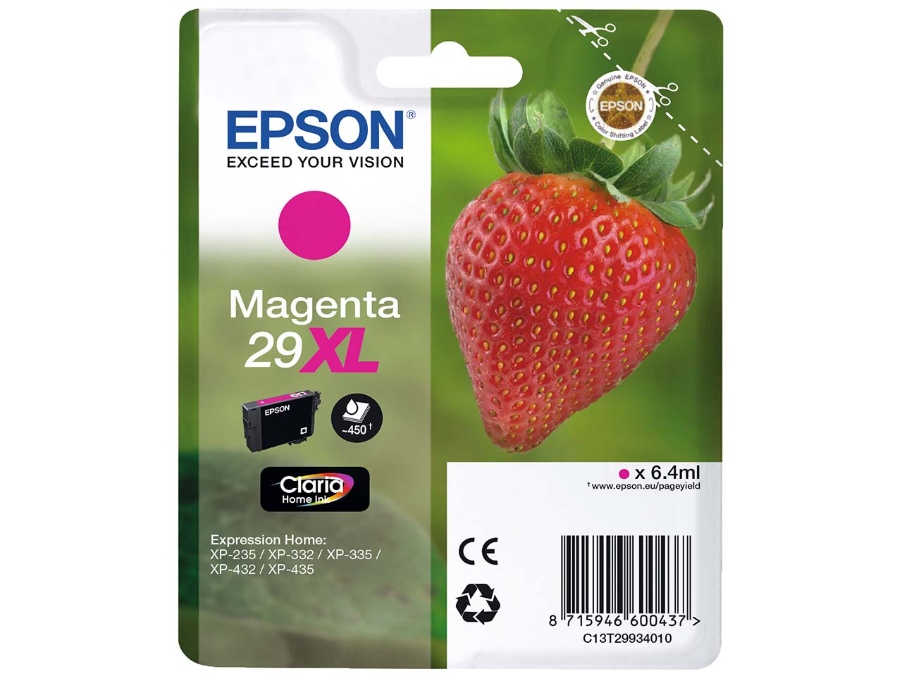 Epson Tintenpatrone T2993XL/ 29XL magenta