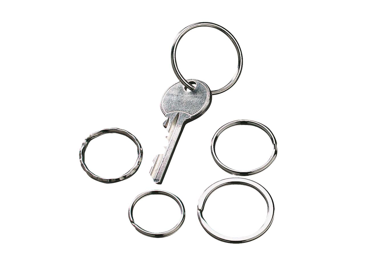 Schlüsselringe Set 5 Varianten je 3 St.