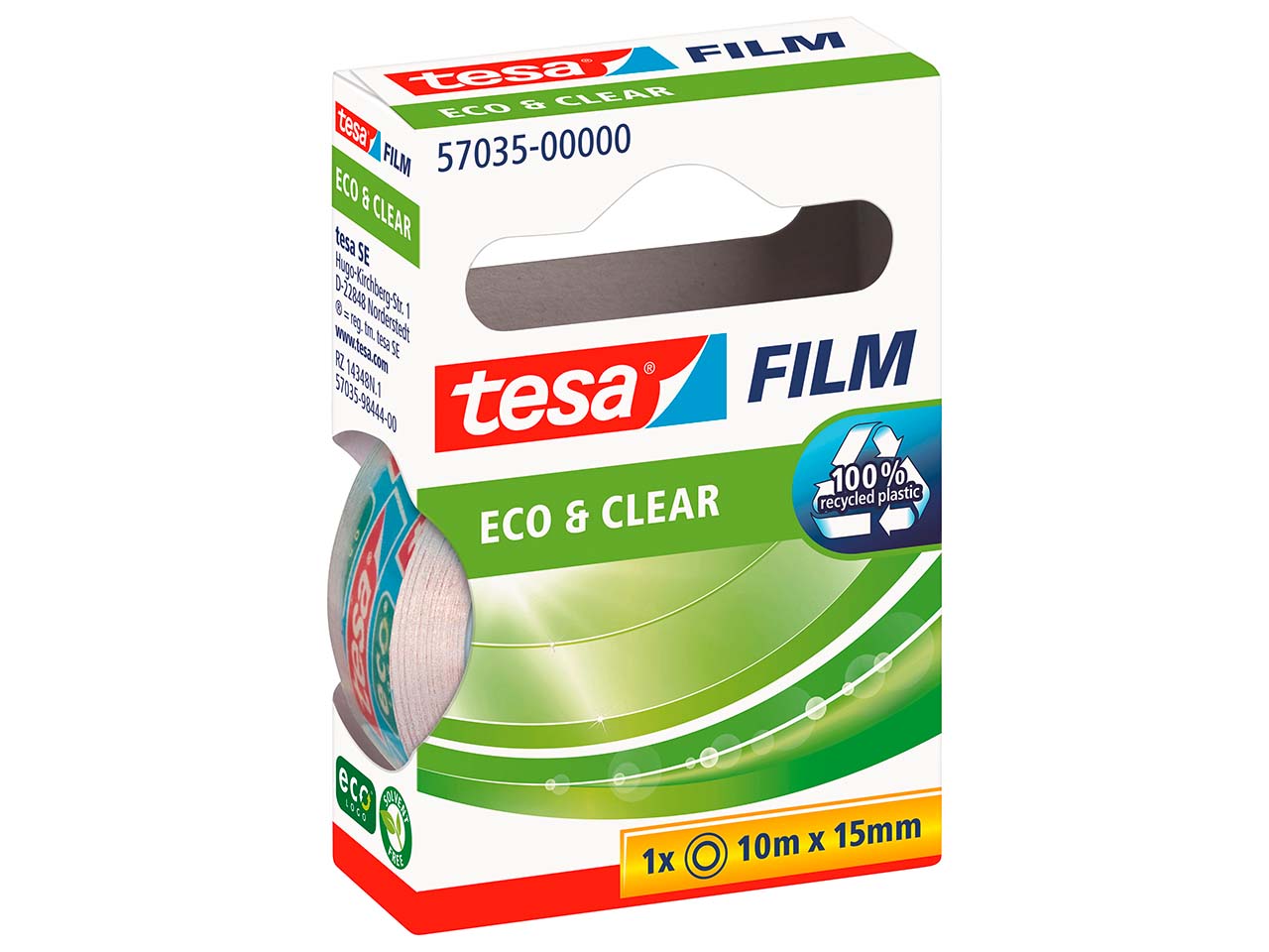 tesafilm 'Eco & Clear'  Rolle 15mm x 10m