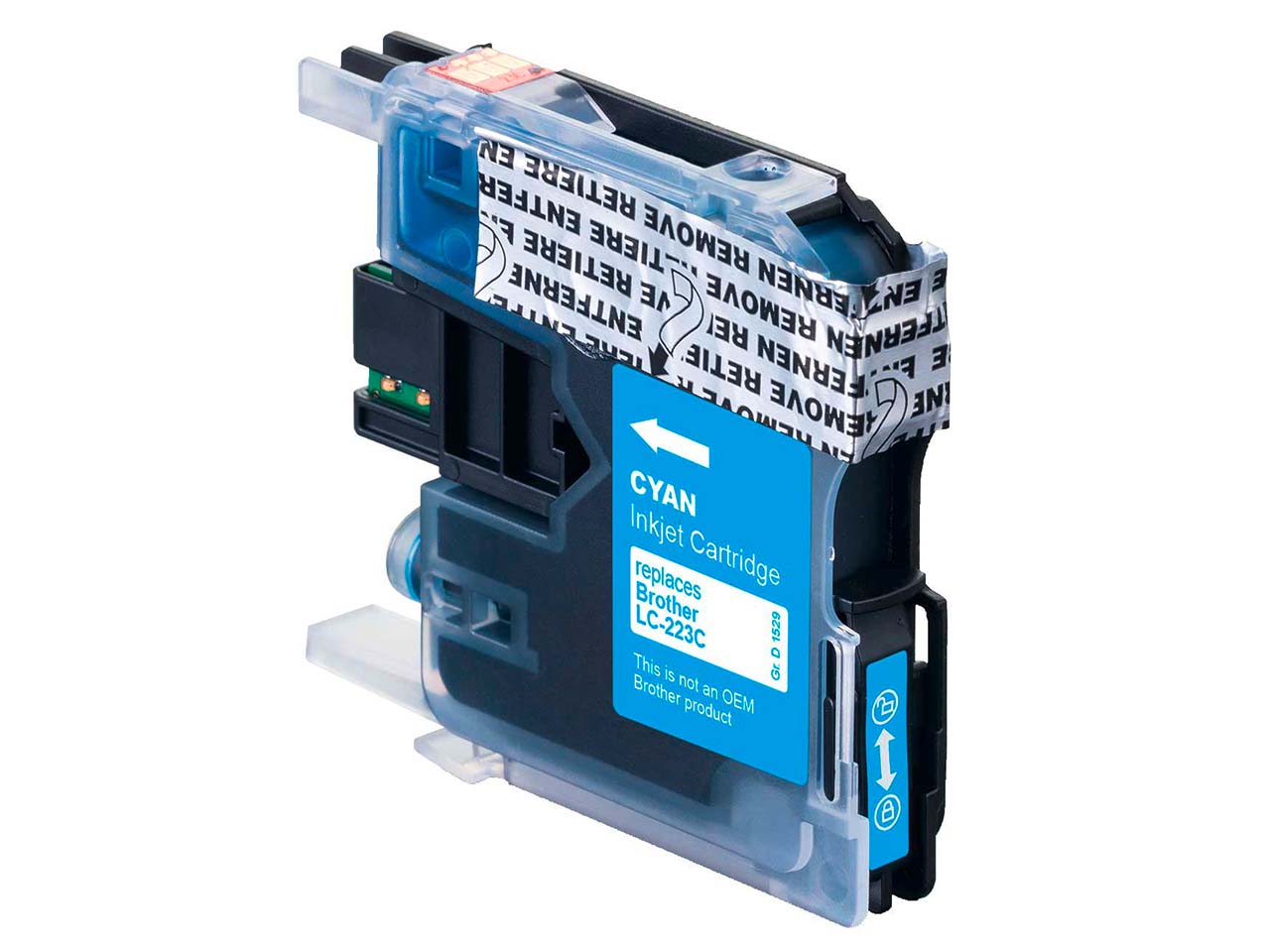 memo Tintenpatrone ersetzt Brother LC-223C cyan