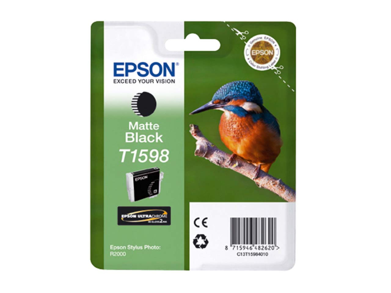 Epson Tintenpatrone T1598 mattschwarz